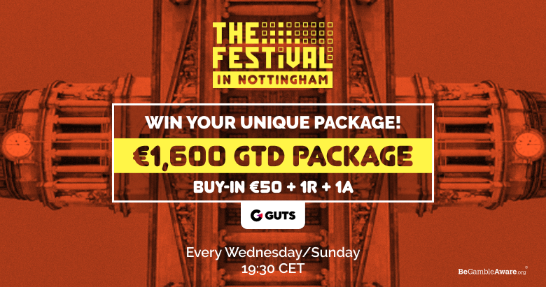 Guts Poker – Online Partner for The Festival Series