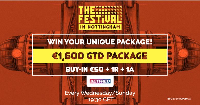 Betfred– Online Partner for The Festival Series