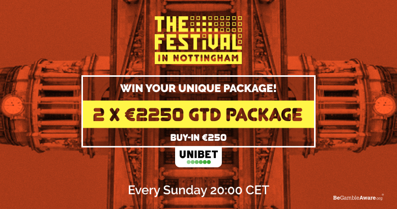 Unibet Poker – Online Partner for The Festival Series