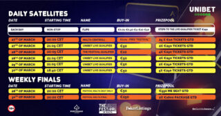 €250 PokerStrategy x The Festival: Malta Centroll