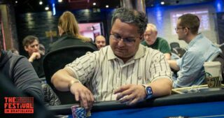 Sandeep Arun Nene playing the Mixed Games Main Event Torses Final Day at The Festival Bratislava