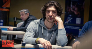 Ivo Petkov playing the The Hendon Mob Championship Day 1A at The Festival Bratislava