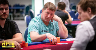 Oystein Brenden Leads The Festival Series Malta Main Event