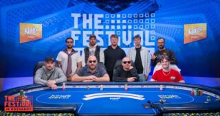 Day3 Final Table playing the Main Event Final Day at The Festival Rozvadov