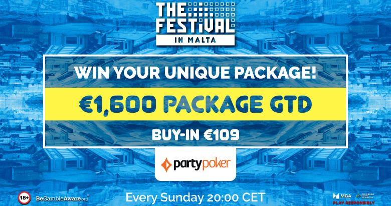 TFS Malta (Sept 8-15) – Join partypoker and Find your Way to St. Julians!