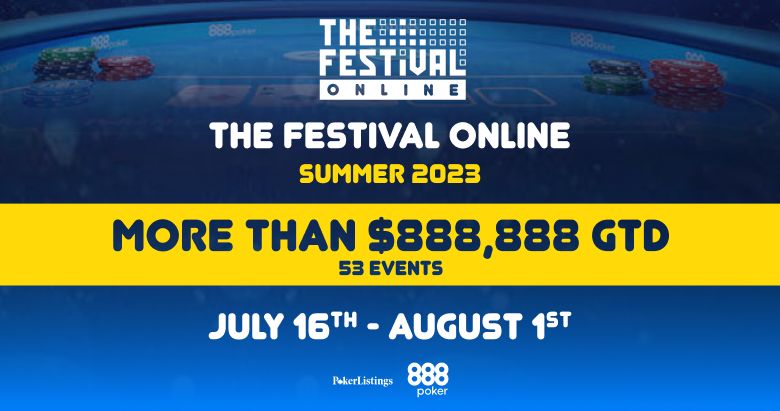 The Festival Online Recap: Two Weeks of Fun at the Online Poker tables of 888poker!