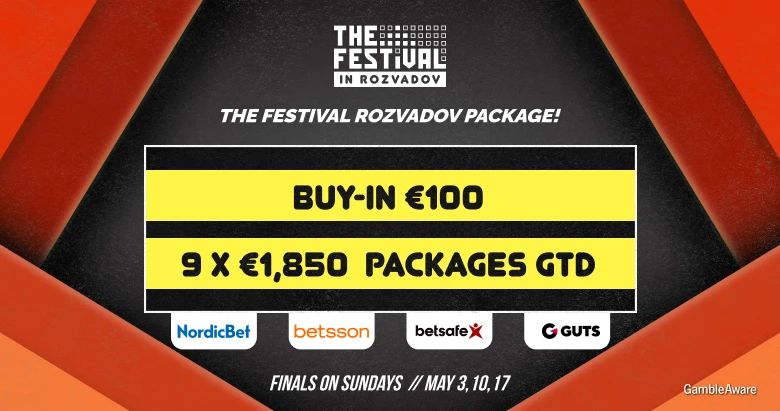 Qualify for The Festival Rozvadov (June 9–15) with Betsson, Guts, Betsafe, and NordicBet