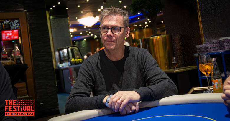 Per Joergen Bergstroem playing the Chicago European Championship Final Table at The Festival Bratislava
