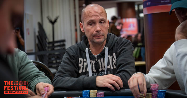 Teemu Kalevi Leppalahti playing the Main Event Day 1A at The Festival Bratislava