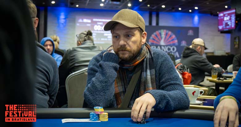 Halvor Vesje Lindrupsen playing the Main Event Day 1G at The Festival Bratislava