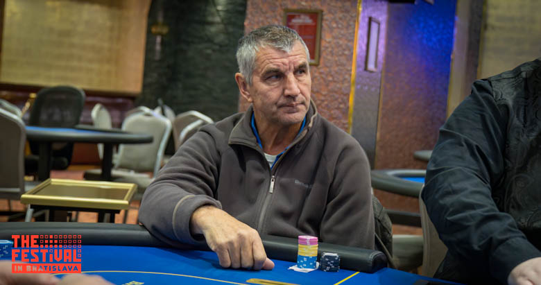 Josez Bartalos playing the Main Event Day 1G at The Festival Bratislava