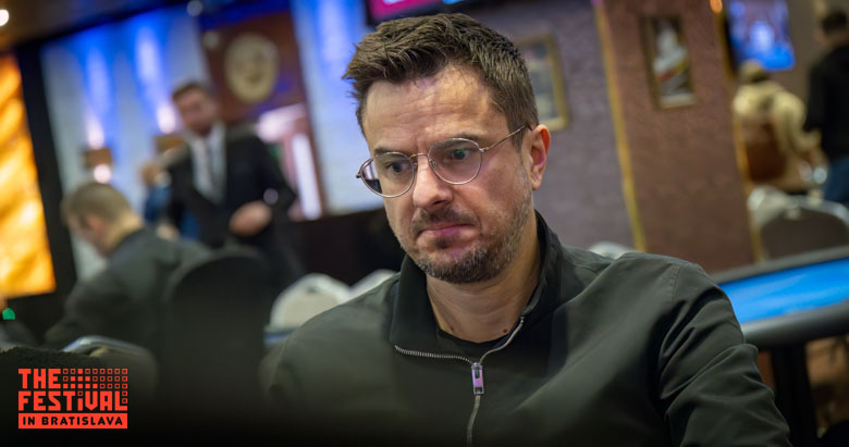 Thomas Christopher Georg Lechner playing the Main Event Day 1G at The Festival Bratislava