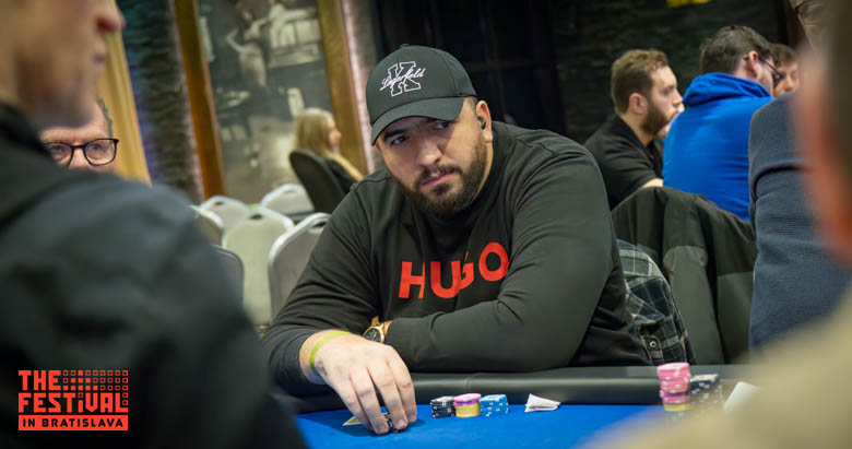 Tibor Balaz playing the Main Event Day 1G at The Festival Bratislava