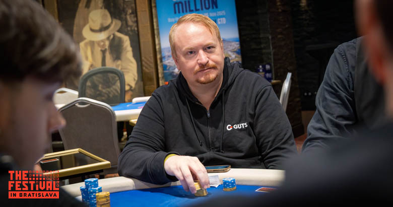Jostein Groedum playing the Main Event Day 2 at The Festival Bratislava
