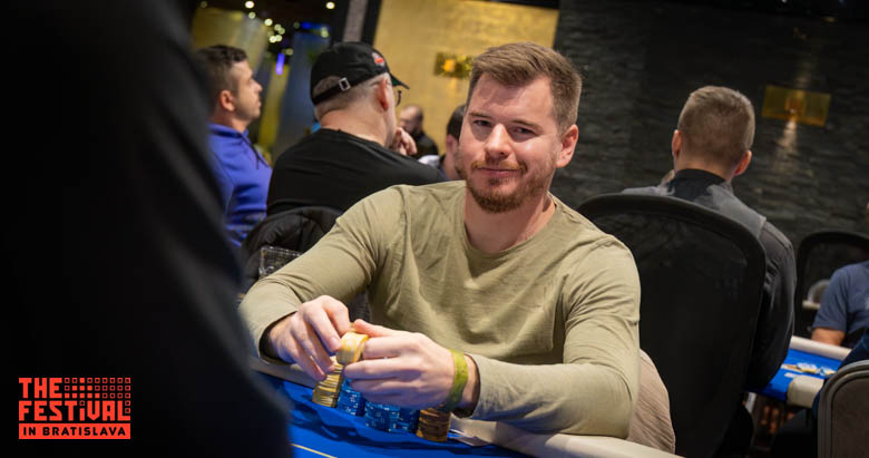 Marek Ohnisko playing the Main Event Day 2 at The Festival Bratislava