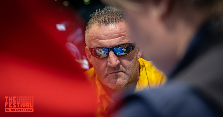 Markus Gaulhofer playing the Main Event Day 2 at The Festival Bratislava