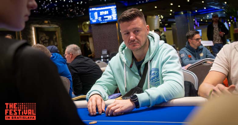 Martin Ilavsky playing the Main Event Day 2 at The Festival Bratislava