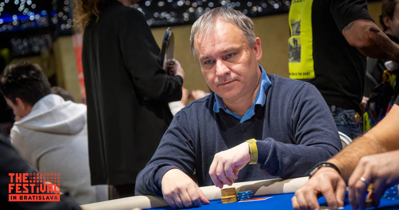 Martin Staszko playing the Main Event Day 2 at The Festival Bratislava