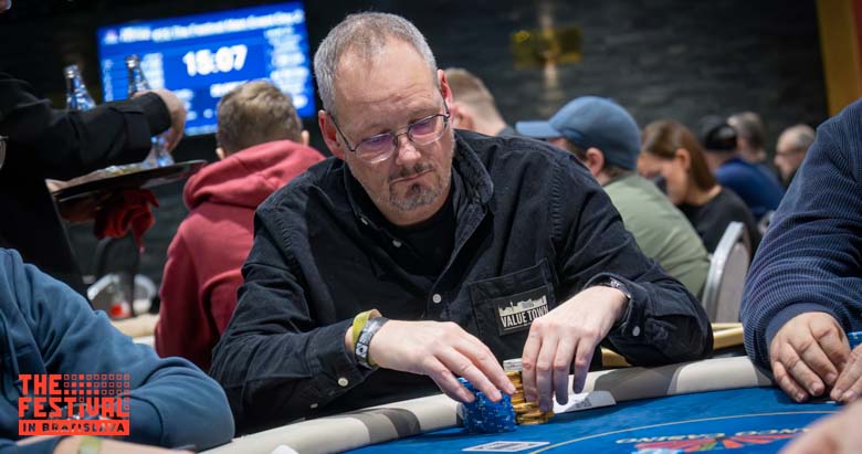 Mats Jonas Rosqvist playing the Main Event Day 2 at The Festival Bratislava