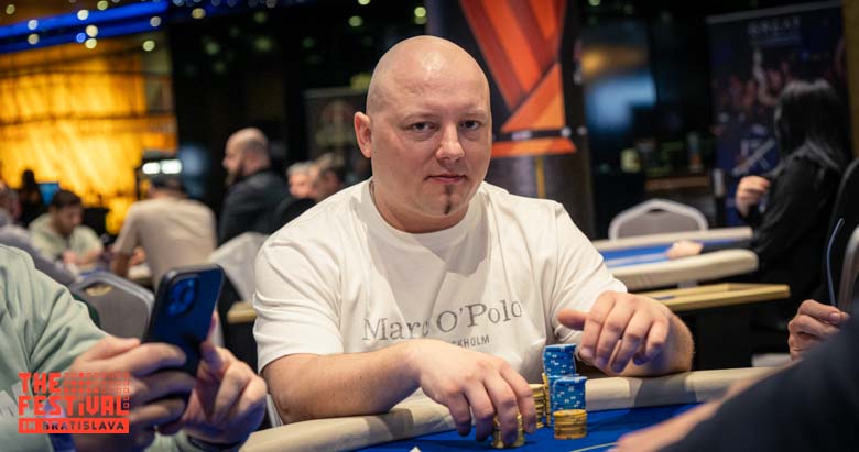 Sebastian Andrzej Kotowicz playing the Main Event Day 2 at The Festival Bratislava