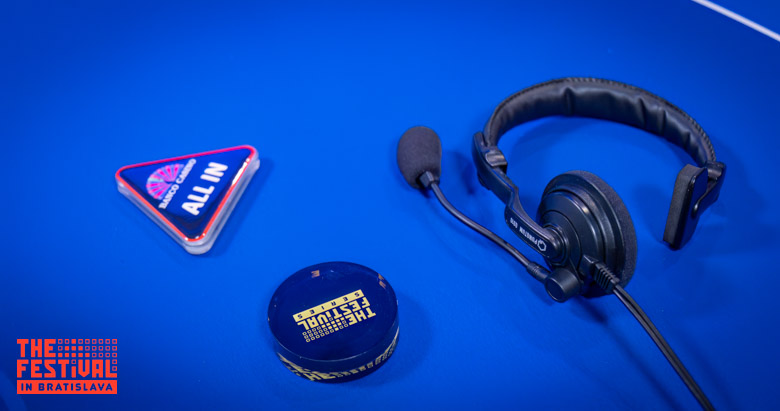 Poker action during the Main Event Final Day at The Festival Bratislava