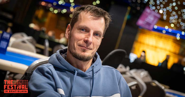 Poker action during the Mixed Games Main Event Torses Day 1A at The Festival Bratislava
