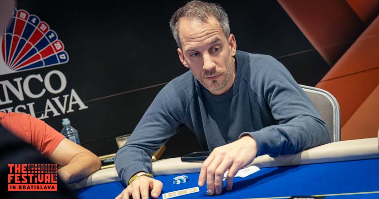 Alexander Freund playing the Mixed Games Main Event Torses Day 1A at The Festival Bratislava