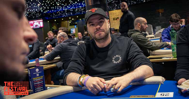 Igor Piotr Narajczyk playing the Mixed Games Main Event Torses Day 1A at The Festival Bratislava