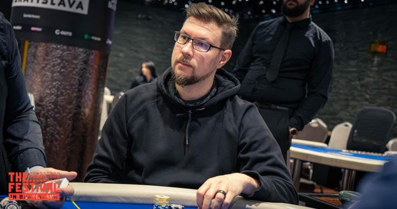 Riku Matias Koivurinne playing the Mixed Games Main Event Torses Day 1A at The Festival Bratislava
