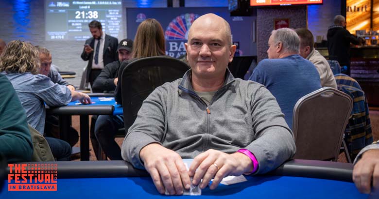 Antoine Moana Profit playing the Mixed Games Main Event Torses Day 1B at The Festival Bratislava