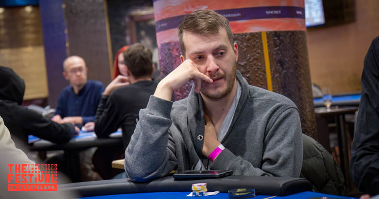 Philipp Krieger playing the Mixed Games Main Event Torses Day 1B at The Festival Bratislava