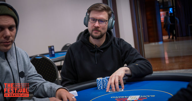 Riku Matias Koivurinne playing the Mixed Games Main Event Torses Final Day at The Festival Bratislava