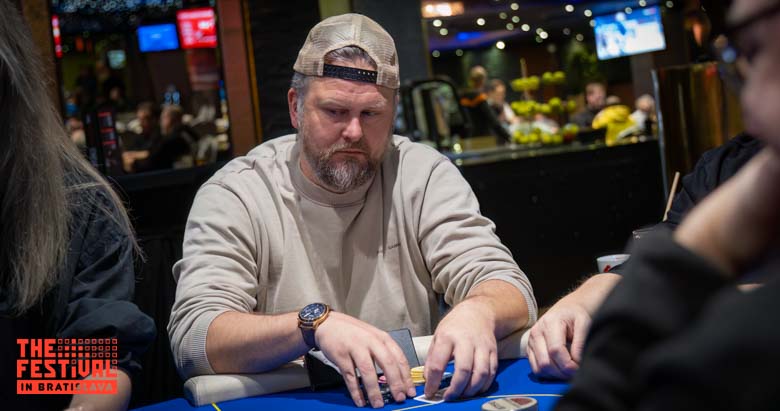 Erik Tobias Vestergren playing the NLH Seniors Event at The Festival Bratislava