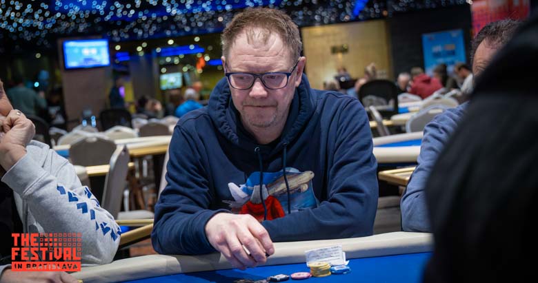Sten Rune Mienna playing the NLH Seniors Event at The Festival Bratislava