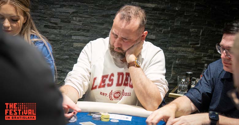 Karl Verner Fritz playing the NLH Tuesday Knockout Joel at The Festival Bratislava