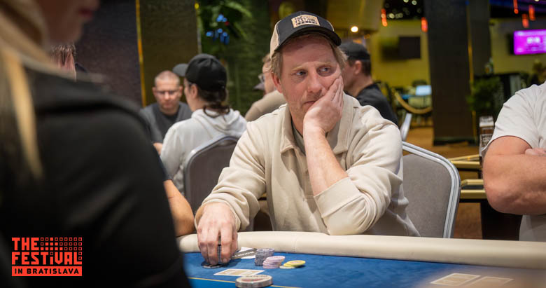 Ove Jonas Nilsson playing the NLH Tuesday Knockout at The Festival Bratislava