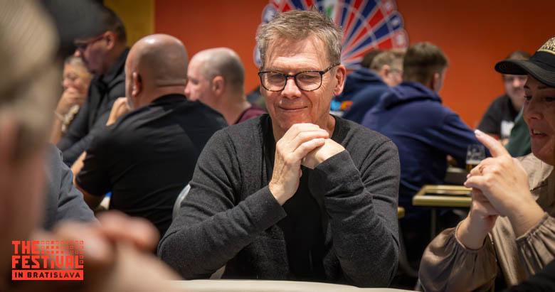 Per Joergen Bergstroem playing the NLH Tuesday Knockout at The Festival Bratislava