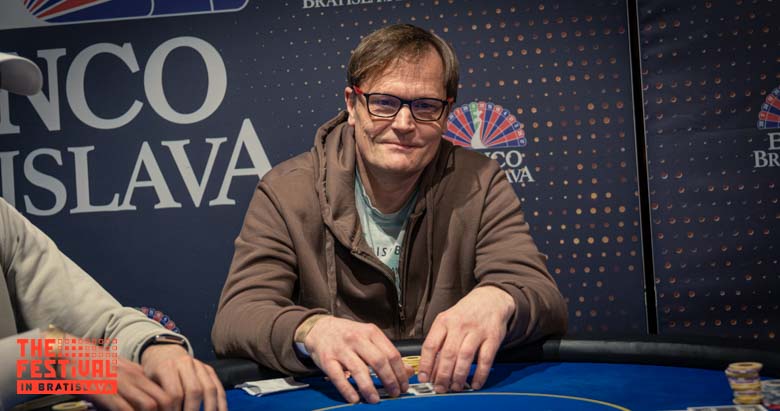 Jacek Jerzy Piontke playing the PLO High Rollers at The Festival Bratislava