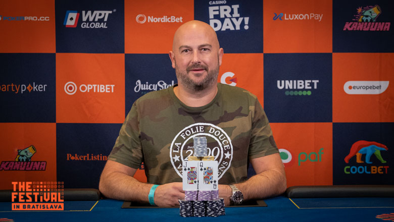 Eric Lescot memenangkan €250 Texas Short Deck |  Festival Bratislava