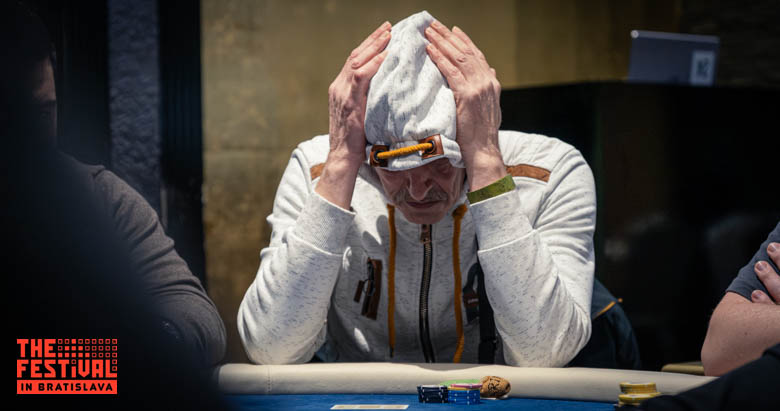 Danny Jeannine G De Vos playing the The Hendon Mob Championship Day 1A at The Festival Bratislava