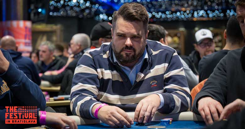 Doncologne playing the The Hendon Mob Championship Day 1B at The Festival Bratislava