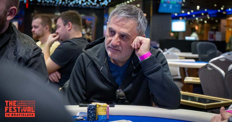 Hakan Feridun Duman playing the The Hendon Mob Championship Day 1B at The Festival Bratislava
