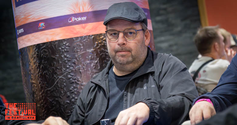 Leif Agne Rickard Larsson playing the The Hendon Mob Championship Day 1B at The Festival Bratislava