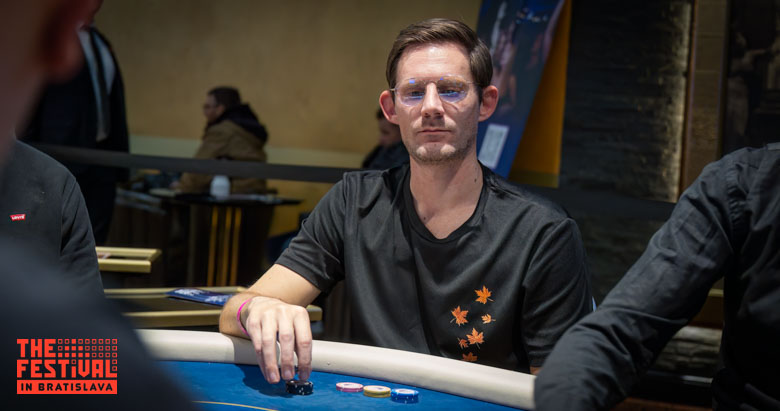 Robert Bruil playing the The Hendon Mob Championship Day 1B at The Festival Bratislava