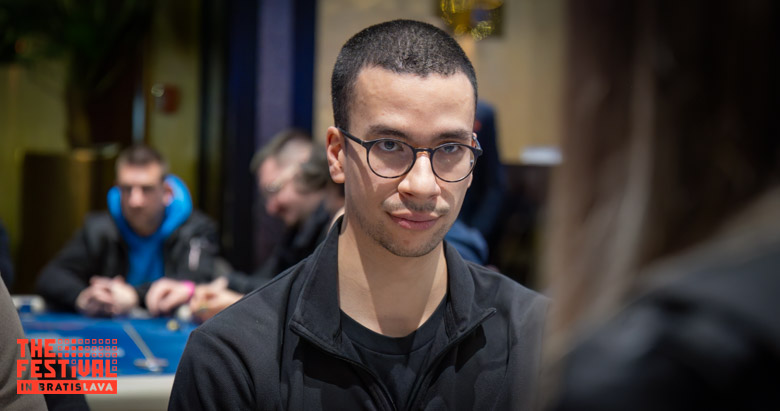 Ryan Wyvill playing the The Hendon Mob Championship Day 1B at The Festival Bratislava