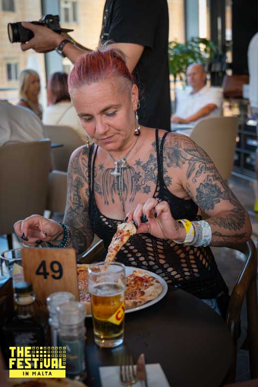 Pizza Lunch Avenue playing the Hospitality at The Festival Malta