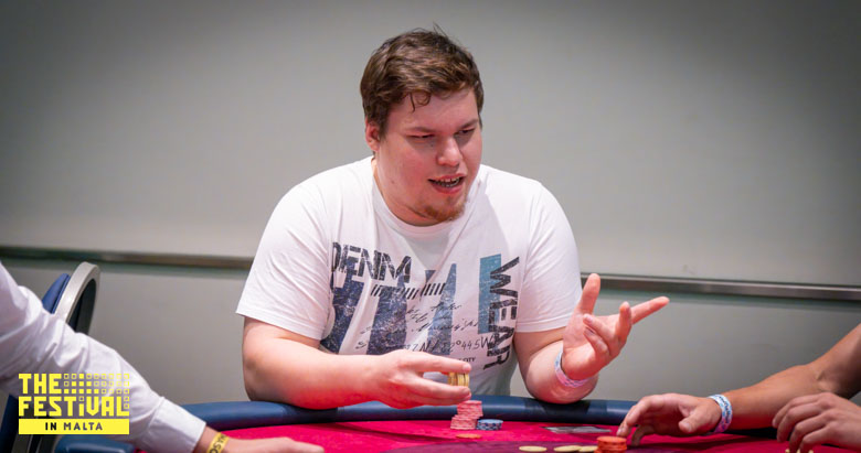 Benedict Kaiser playing the Mixed Games Main Event Torses Day 1B at The Festival Malta