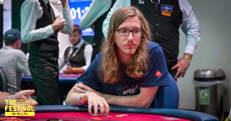 Frank Visser playing the Mixed Games Main Event Torses Day 1B at The Festival Malta