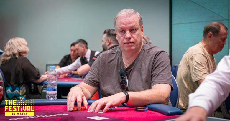 Lars Christer Johansson playing the Mixed Games Main Event Torses Day 1B at The Festival Malta