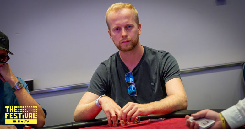 Lars Arne Lubbers playing the Mystery Bounty Day 1A at The Festival Malta